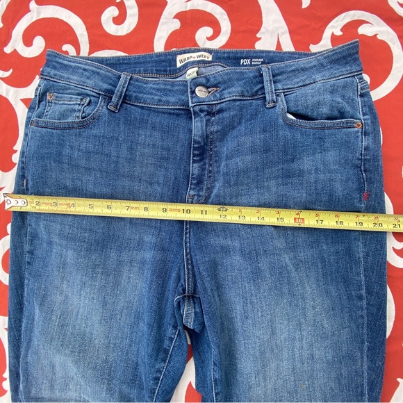 Warp+Weft PDX Portland Bootcut Jeans size 14 32 - Picture 5 of 13